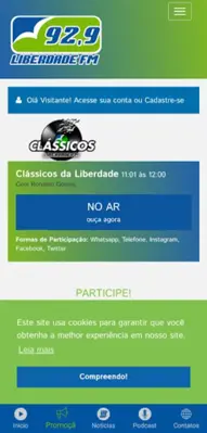 Rádio Liberdade Fm android App screenshot 3